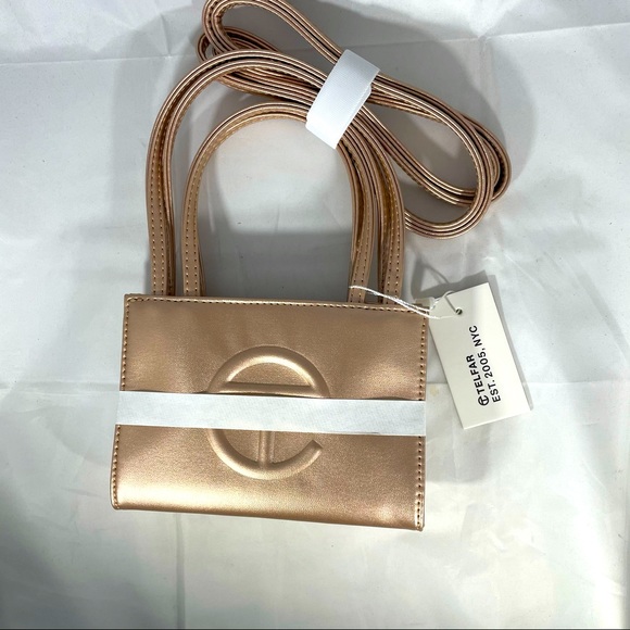 Small Copper Telfar Bag Telfar Small Copper Shopping Bag! Brand
